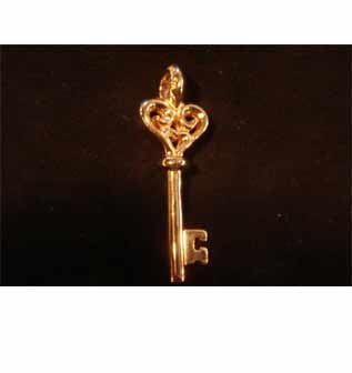 Heart Key Pendant