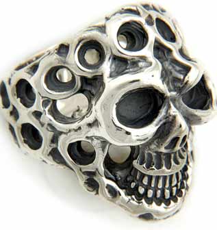 Master Skull Ring (Med) w/Holes