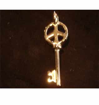 Peace Key Pendant