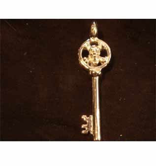 Skull&Cross Bone Key Pendant