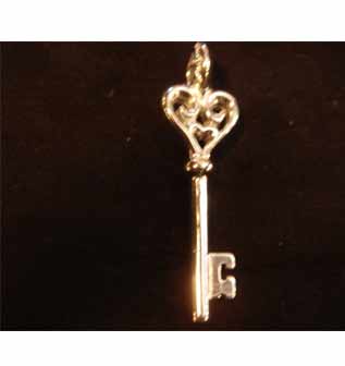 Heart Key Pendant