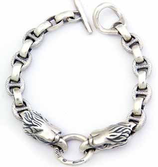 Small Hammered Boat Link Bracelet Small Hammered Boat Link Bracelet
