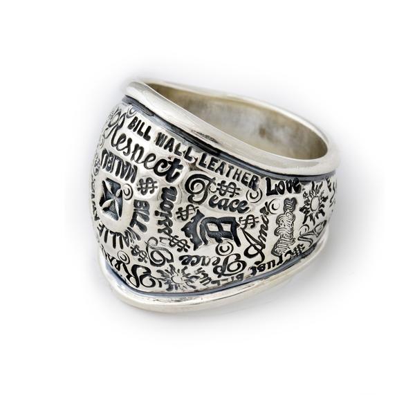 Graffiti Dome Ring