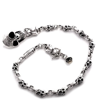 Good Luck Skull/Chain w/Dog Head