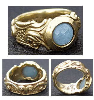 22k Gothic X Ring 22k Gothic X Ring