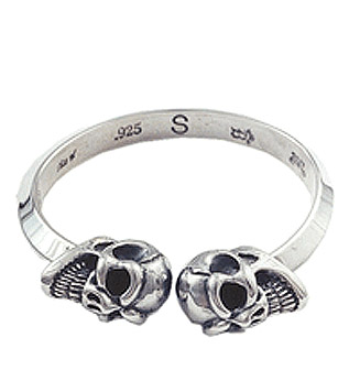 Good Luck Skull Bangle (size S, M, L)