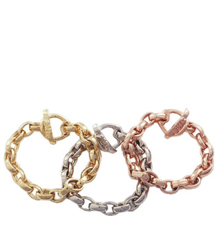 18k Chain Bracelet (Red, Yellow, White) 18k Chain Bracelet (Red, Yellow, White)