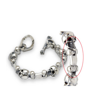 Hinged Alternate Vintage Skull # as made Hinged Alternate Vintage Skull # as made