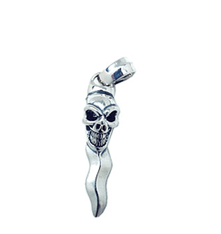 Good Luck Skull w/Snake Dagger