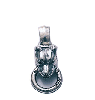 Large Dog Head Pendant
