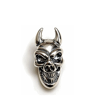 Large Demon Skull Pendant
