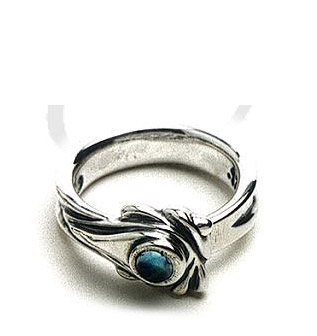 Small Spoon Ring w/Stone