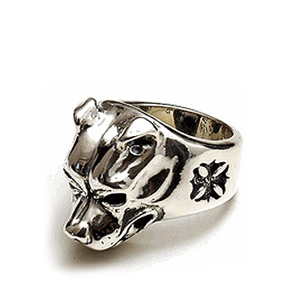 Large Dog Head Ring