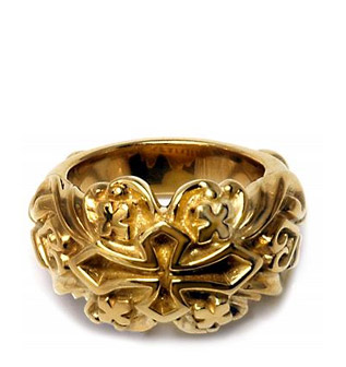 GOTHIC RING (20TH ANNIV,) 22K W/DIAMOND LTD 10 GOTHIC RING (20TH ANNIV,) 22K W/DIAMOND LTD 10