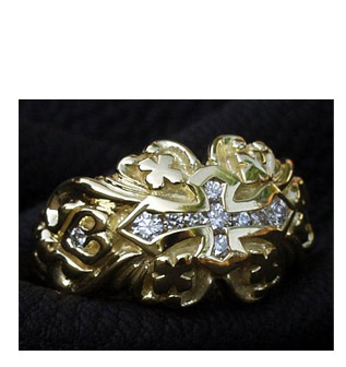 GOTHIC RING (20TH ANNIV) 18K W/DIAMONDS. LTD 20 GOTHIC RING (20TH ANNIV) 18K W/DIAMONDS. LTD 20